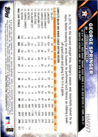 2016 Topps Holiday Baseball George Springer #HMW7