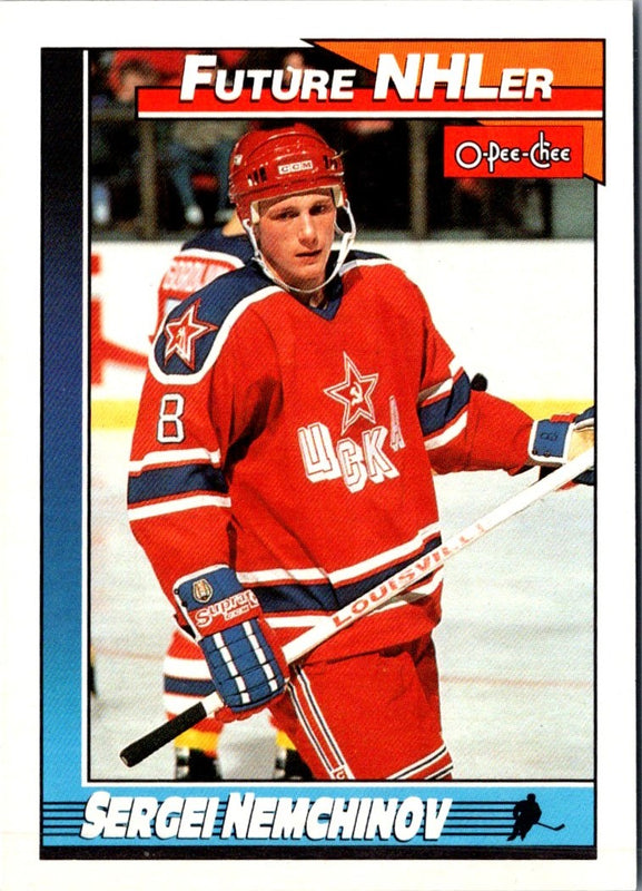 1991 O-Pee-Chee Sergei Nemchinov #514