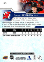 2016 Upper Deck Damon Severson #115