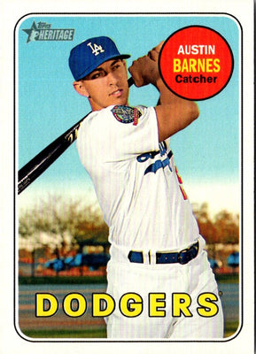 2018 Topps Heritage Austin Barnes #660