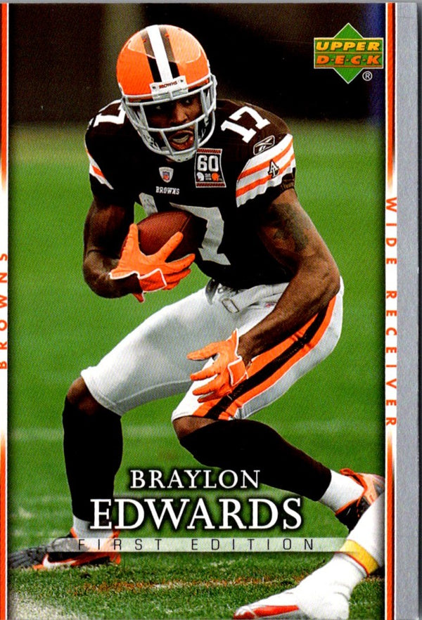 2007 Upper Deck First Edition Braylon Edwards #24