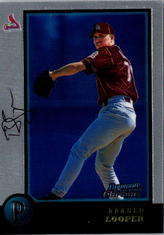 1998 Bowman Chrome Braden Looper #138