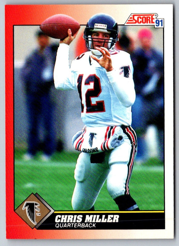 1991 Score Chris Miller #219