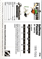 2012 Onyx Platinum Prospects Guillermo Pimentel #PP36 188/500