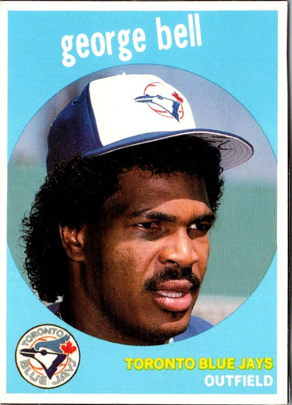 1989 Baseball Card Magazine '59 Topps Replicas George Bell #37