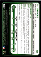 2011 Bowman Dillon Gee #212 Rookie