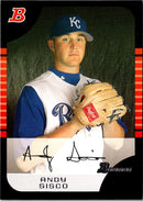 2005 Bowman Draft Picks & Prospects Andrew Sisco