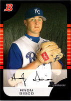 2005 Bowman Draft Picks & Prospects Andrew Sisco #BDP7