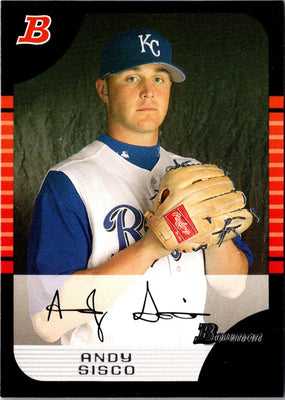 2005 Bowman Draft Picks & Prospects Andrew Sisco #BDP7