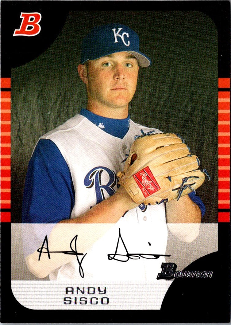 2005 Bowman Draft Picks & Prospects Andrew Sisco