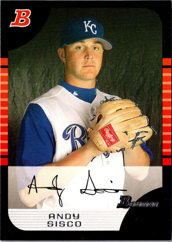 2005 Bowman Draft Picks & Prospects Andrew Sisco #BDP7