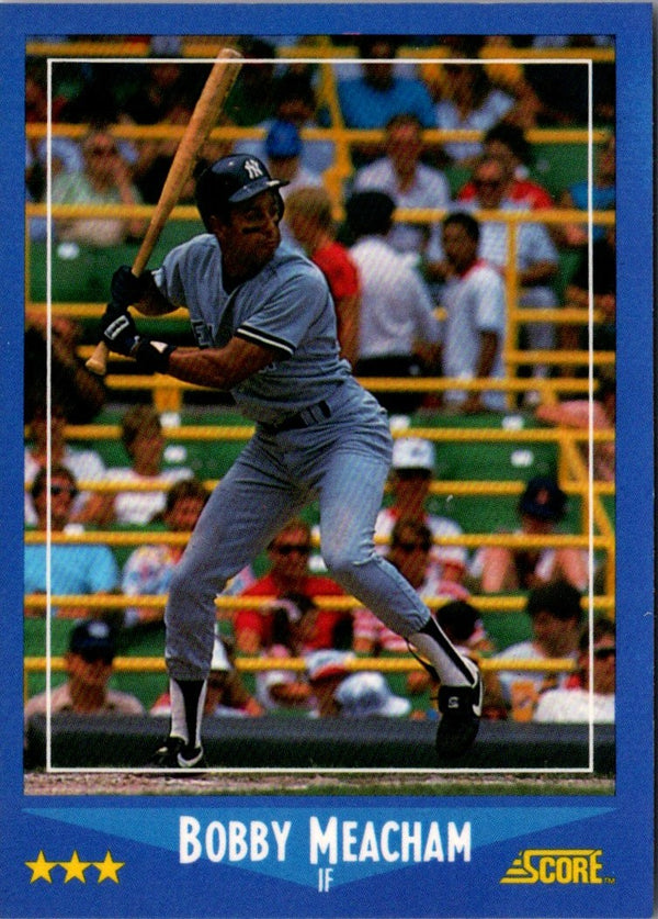 1988 Score Bobby Meacham #137
