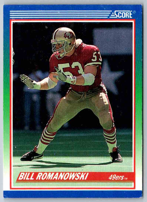 1990 Score Bill Romanowski #408