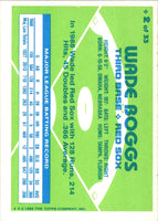 1989 Topps Hills Team MVP's Wade Boggs #2