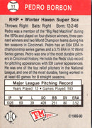 1989 T&M Senior League Pedro Borbon