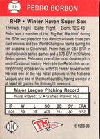 1989 T&M Senior League Pedro Borbon #11