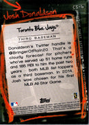 2015 Stadium Club Contact Sheet Josh Donaldson