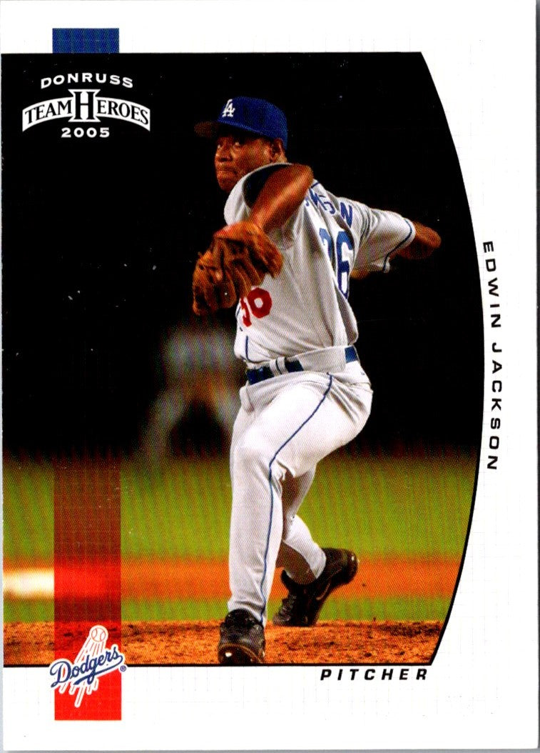 2005 Donruss Team Heroes Edwin Jackson