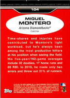 2011 Topps Lineage Diamond Anniversary Miguel Montero #104