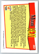 1990 Hoops Team Night Miami Heat Rony Seikaly