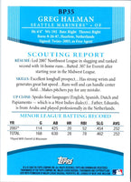 2008 Bowman Prospects Greg Halman #BP35