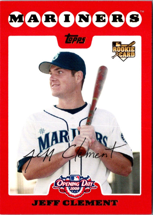 2008 Topps Opening Day Jeff Clement #217 Rookie