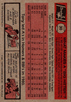 1981 Topps Drake's Big Hitters Tony Armas #30