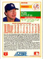1988 Score Ron Kittle #449