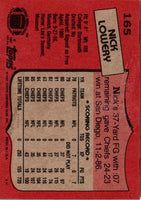 1987 Topps Nick Lowery #165