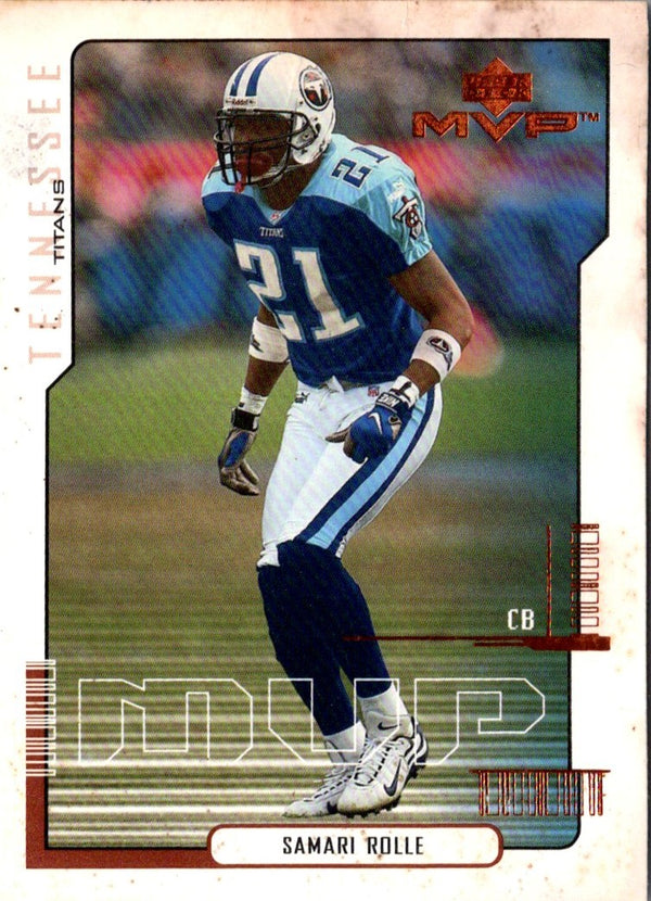 2000 Upper Deck MVP Samari Rolle #180