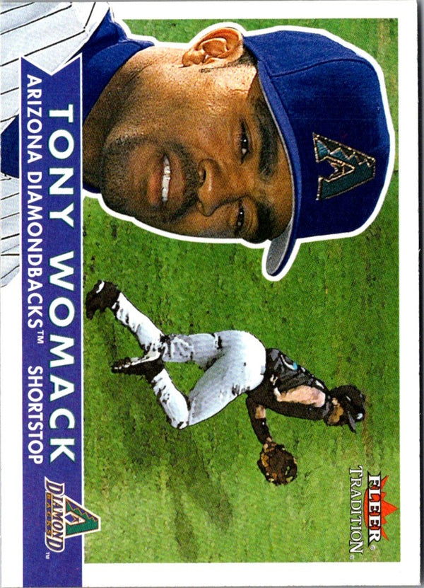 2001 Fleer Tradition Tony Womack #92