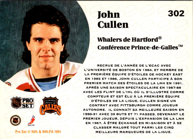 1991 Pro Set French John Cullen