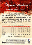 2017 Topps Gallery Stephen Strasburg