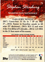 2017 Topps Gallery Stephen Strasburg #75