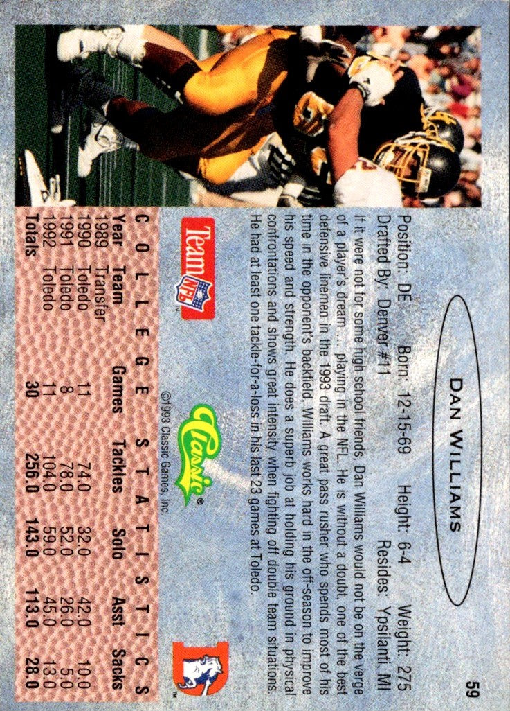 1993 Classic Dan Williams