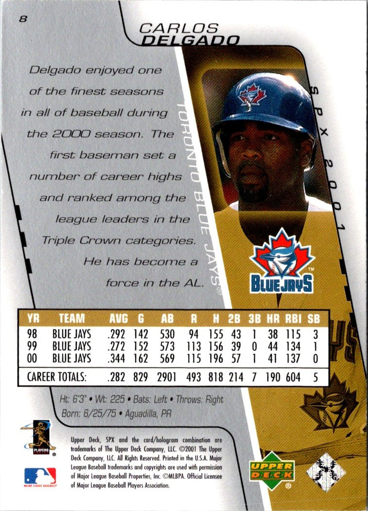 2001 SPx Carlos Delgado