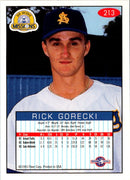1993 Fleer Excel Rick Gorecki