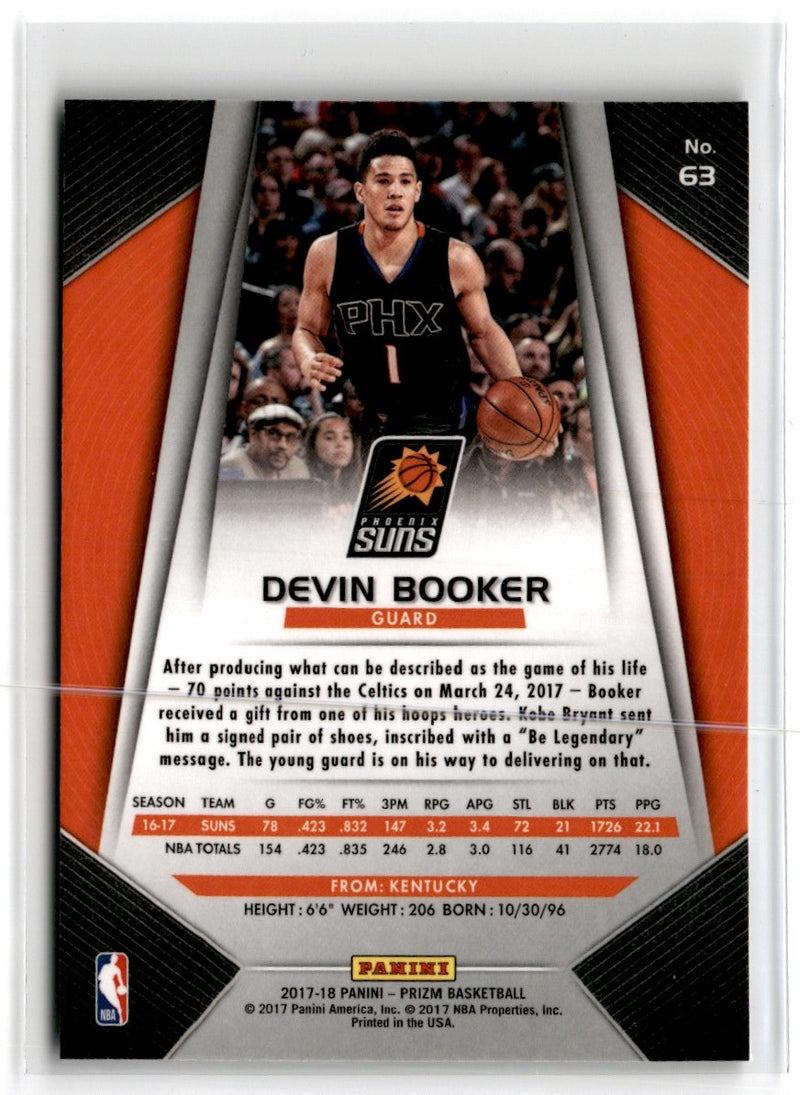 2017 Panini Prizm Devin Booker