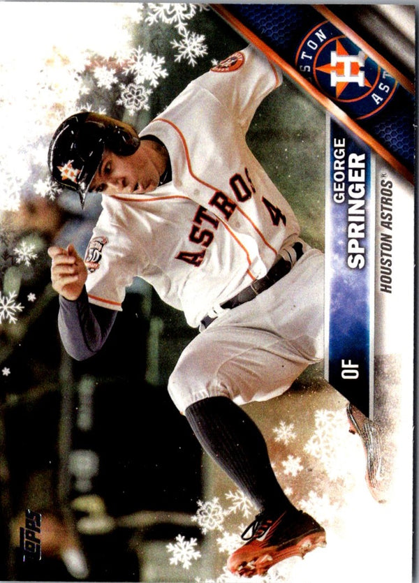 2016 Topps Holiday Baseball George Springer #HMW7