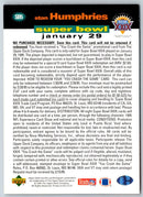 1995 Collector's Choice You Crash the Game Super Bowl XXIX Stan Humphries
