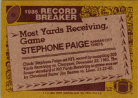 1986 Topps Stephone Paige #6 EX-MT