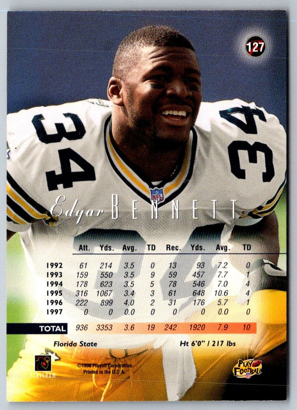 1995 Playoff Contenders Edgar Bennett #34