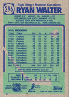1990 Topps Ryan Walter #296