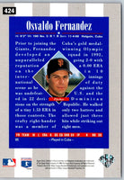 1996 Collector's Choice Osvaldo Fernandez #424 Rookie
