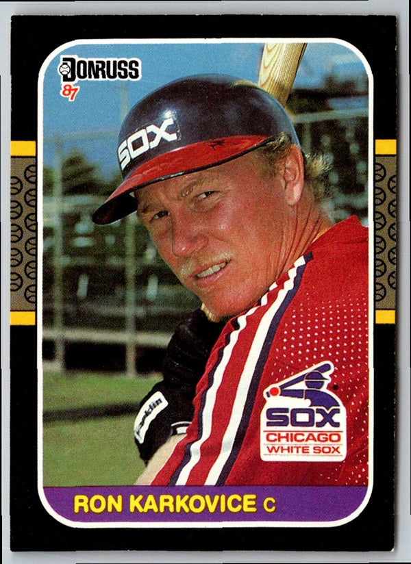 1987 Donruss Opening Day Ron Karkovice #234