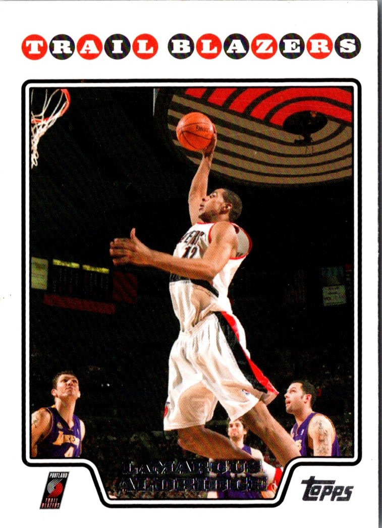 2008 Topps Chrome LaMarcus Aldridge