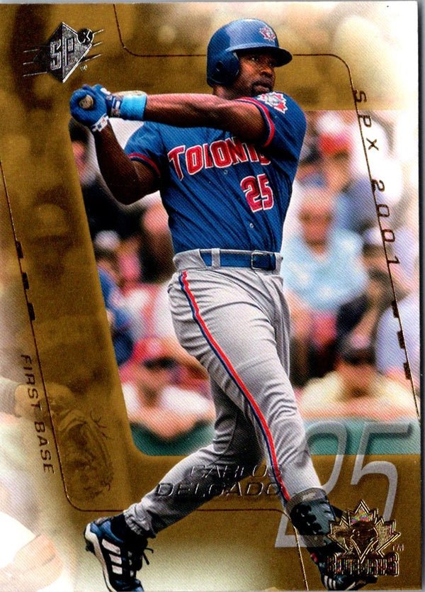 2001 SPx Carlos Delgado #8