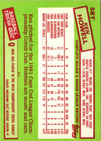 1985 Topps Traded Ken Howell #58T