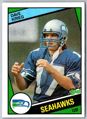 1985 Topps Dave Krieg #195