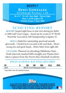 2008 Bowman Draft Picks & Prospects Chrome Benji Gonzalez